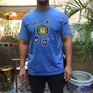 Blue Mesh Opening Ceremony t-shirt